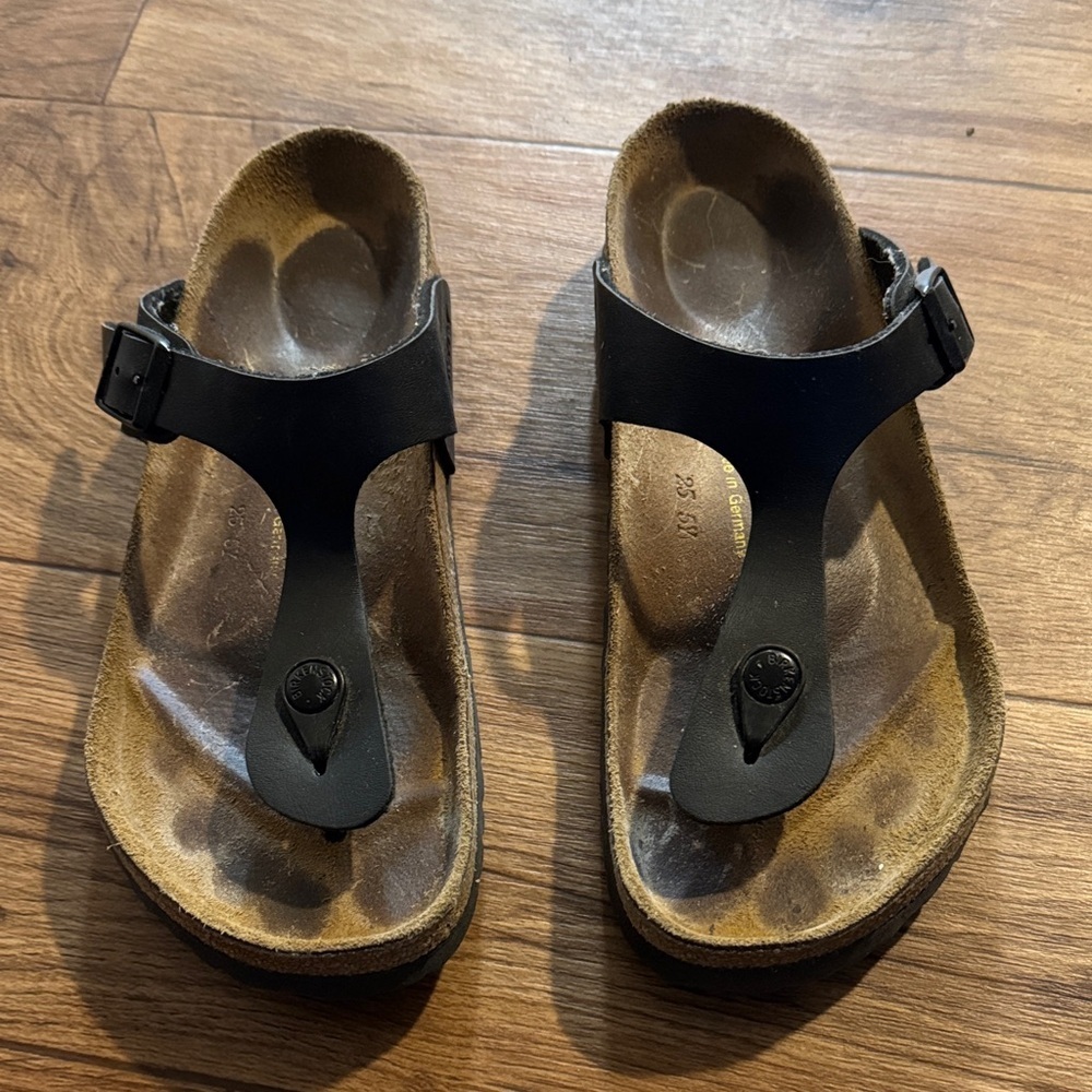Birkenstock Black Thong Sandals